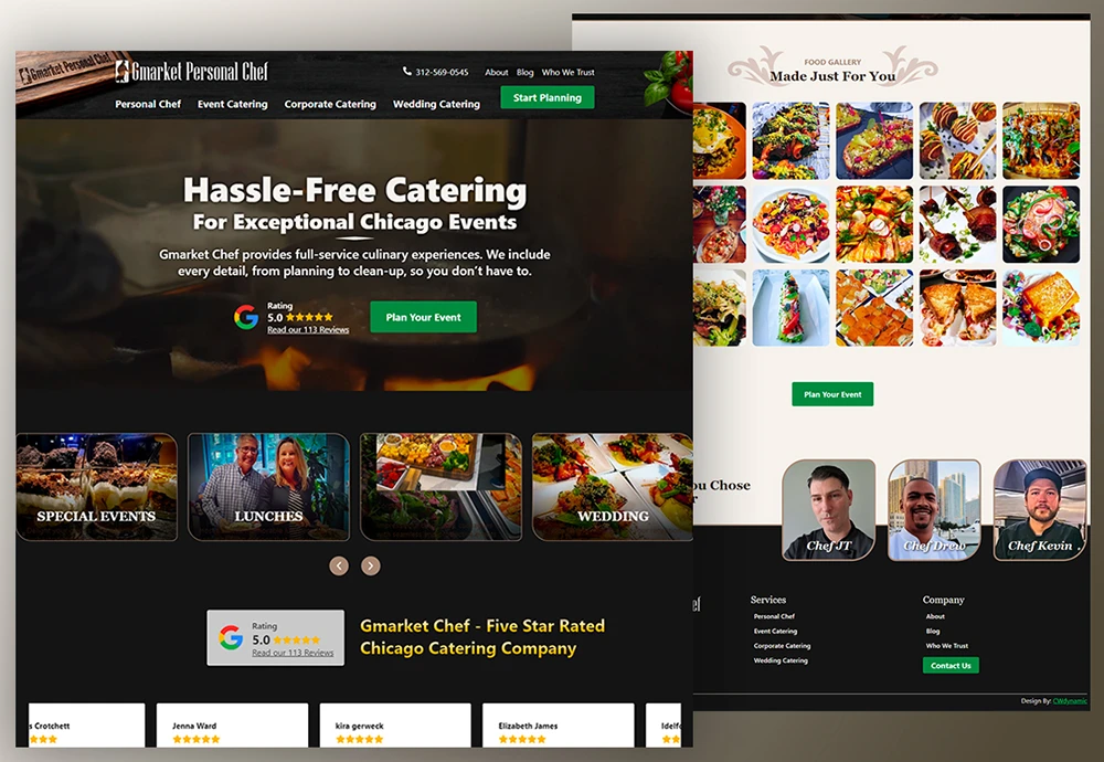 Gmarket Chef Website