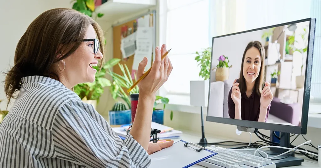 therapist telehealth support